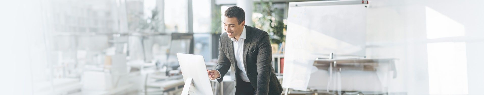 IT consultant reviewing network validation and authentication settings